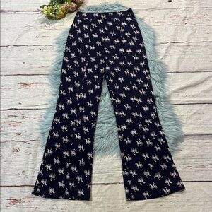 Anthropologie Porridge Equestrian Horse Print Flare High Rise Pant